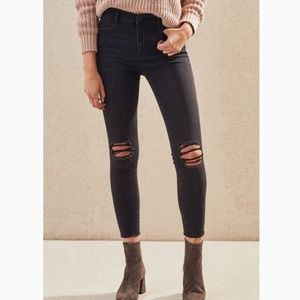 Black American eagle jeans